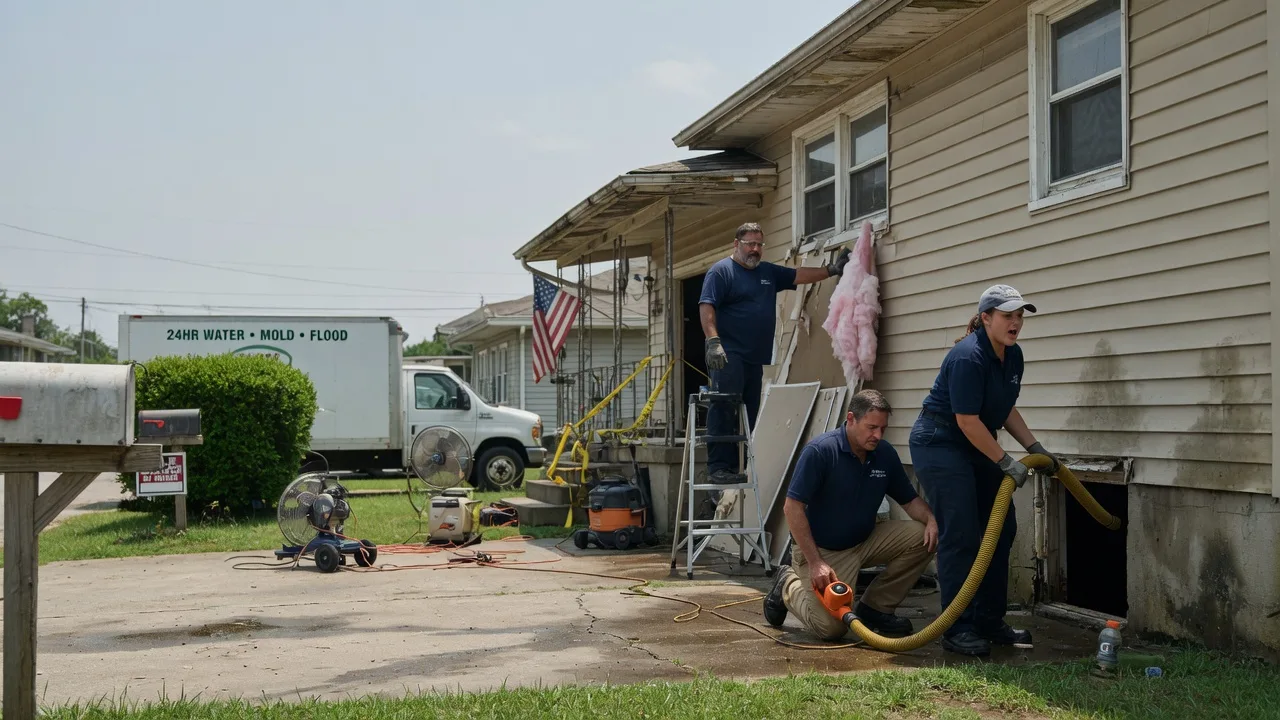 Water Damage Repair in Pocasset, OK near me